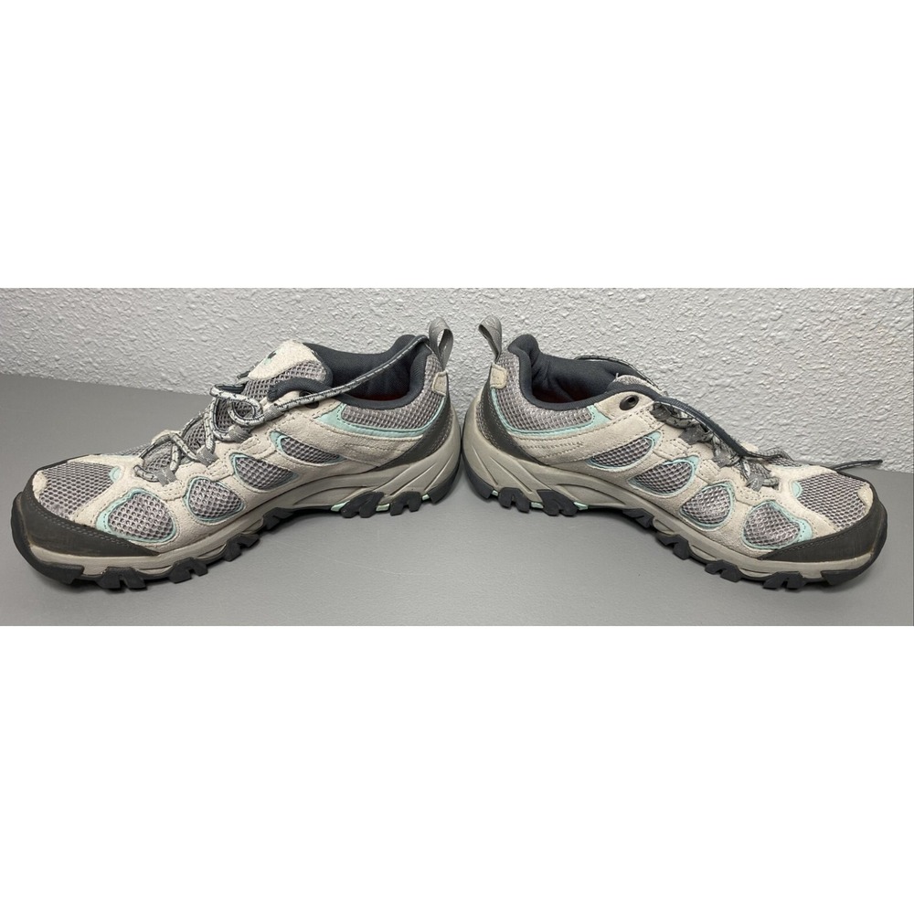 MERRELL Women Hilltop Ventilator Lace-Up Hiking Shoes US 8 Ice/Eggshell/Grey - Picture 8 of 14
